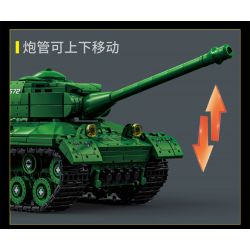 LE YI 66072 IS-2 BỂ NẶNG bộ đồ chơi xếp lắp ráp ghép mô hình Military Army IS-2 HEAVY TANK Quân Sự Bộ Đội 752 khối