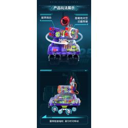 IBLOCK IB1301-1 1301-1 MẶT TRƯỚC MINI XE TĂNG T-25 bộ đồ chơi xếp lắp ráp ghép mô hình MINI MILITARY RAGE