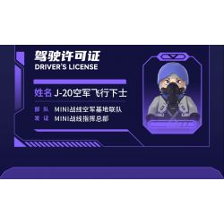 IBLOCK IB1301-2 1301-2 MẶT TRẬN MINI MÁY BAY CHIẾN ĐẤU TÀNG HÌNH J-20 bộ đồ chơi xếp lắp ráp ghép mô hình MINI MILITARY RAGE