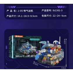 IBLOCK IB1301-2 1301-2 MẶT TRẬN MINI MÁY BAY CHIẾN ĐẤU TÀNG HÌNH J-20 bộ đồ chơi xếp lắp ráp ghép mô hình MINI MILITARY RAGE