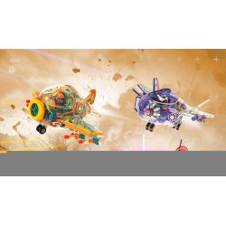 IBLOCK IB1301-3 1301-3 MẶT TRẬN MINI MÁY BAY CHIẾN ĐẤU J-05 JET bộ đồ chơi xếp lắp ráp ghép mô hình MINI MILITARY RAGE