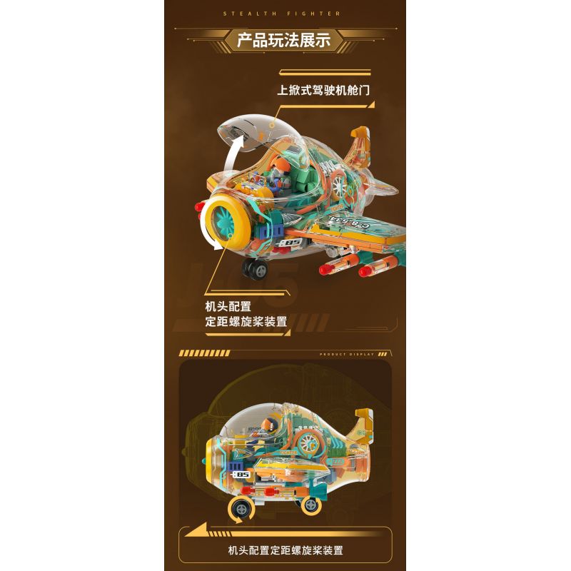 IBLOCK IB1301-3 1301-3 MẶT TRẬN MINI MÁY BAY CHIẾN ĐẤU J-05 JET bộ đồ chơi xếp lắp ráp ghép mô hình MINI MILITARY RAGE
