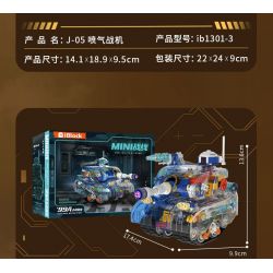 IBLOCK IB1301-3 1301-3 MẶT TRẬN MINI MÁY BAY CHIẾN ĐẤU J-05 JET bộ đồ chơi xếp lắp ráp ghép mô hình MINI MILITARY RAGE