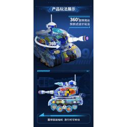 IBLOCK IB1301-4 1301-4 MẶT TRẬN MINI XE TĂNG CHIẾN ĐẤU CHỦ LỰC 99A bộ đồ chơi xếp lắp ráp ghép mô hình MINI MILITARY RAGE