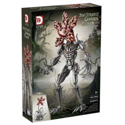 DK 7045 NHỮNG ĐIỀU KỲ LẠ PIRANHA bộ đồ chơi xếp lắp ráp ghép mô hình Movie & Game 2IN1 STRANGE CANNIBAL FLOWER Phim Và Trò Chơi 858 khối