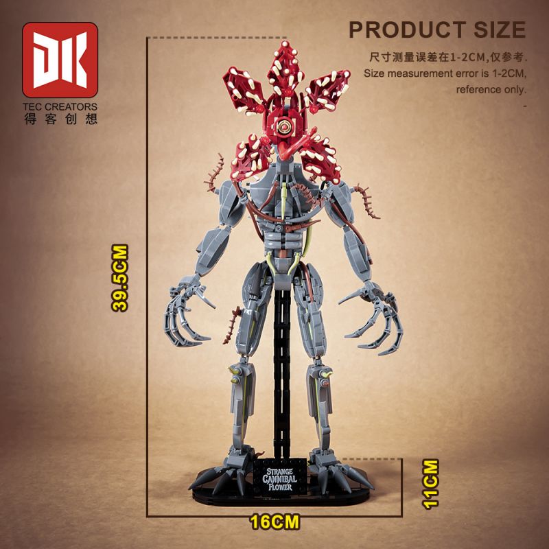 DK 7045 NHỮNG ĐIỀU KỲ LẠ PIRANHA bộ đồ chơi xếp lắp ráp ghép mô hình Movie & Game 2IN1 STRANGE CANNIBAL FLOWER Phim Và Trò Chơi 858 khối