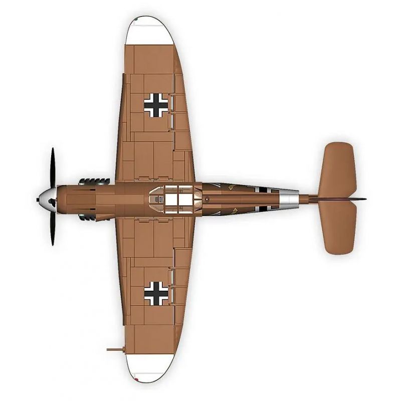 COBI 5761 MECE SCHMIDT BF-109 G 1:32 tỷ lệ 1:32 bộ đồ chơi xếp lắp ráp ghép mô hình Military Army MESSERSCHMITT BF 109 G Quân Sự Bộ Đội 350 khối