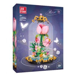 JIESTAR JJ9084 9084 HOA HỒNG bộ đồ chơi xếp lắp ráp ghép mô hình 257 khối