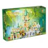 ZHEGAO 643000 LÂU ĐÀI MÀU XANH LÁ CÂY bộ đồ chơi xếp lắp ráp ghép mô hình The Lord Of The Rings GREEN SHADOW CASTLE Chúa Nhẫn 1515 khối