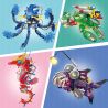 ZHEGAO 662037 SEA LIFE 2 4 MẪU bộ đồ chơi xếp lắp ráp ghép mô hình 1191 khối