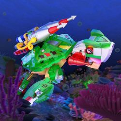 ZHEGAO 662037 SEA LIFE 2 4 MẪU bộ đồ chơi xếp lắp ráp ghép mô hình 1191 khối