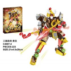 WOMA C4007 4007 BỐN GUAN YU ZHANG FEI ZHAO YUN HUANG ZHONG bộ đồ chơi xếp lắp ráp ghép mô hình 899 khối