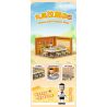 WEKKI 516415 CHERRY NHỎ BALLS NGÔI NHÀ STACK CỬA HÀNG BURGER HUAMOU bộ đồ chơi xếp lắp ráp ghép mô hình Movie & Game Phim Và Trò Chơi 216 khối