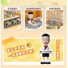 WEKKI 516417 NGÔI NHÀ JENGA THƠM NGON CỦA CHIBI MARUKO-CHAN HÀNG SUSHI bộ đồ chơi xếp lắp ráp ghép mô hình Movie & Game Phim Và Trò Chơi 206 khối