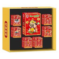 FORANGE FC6016-1 6016-1 HỘP QUÀ CAI YUN JINXI bộ đồ chơi xếp lắp ráp ghép mô hình