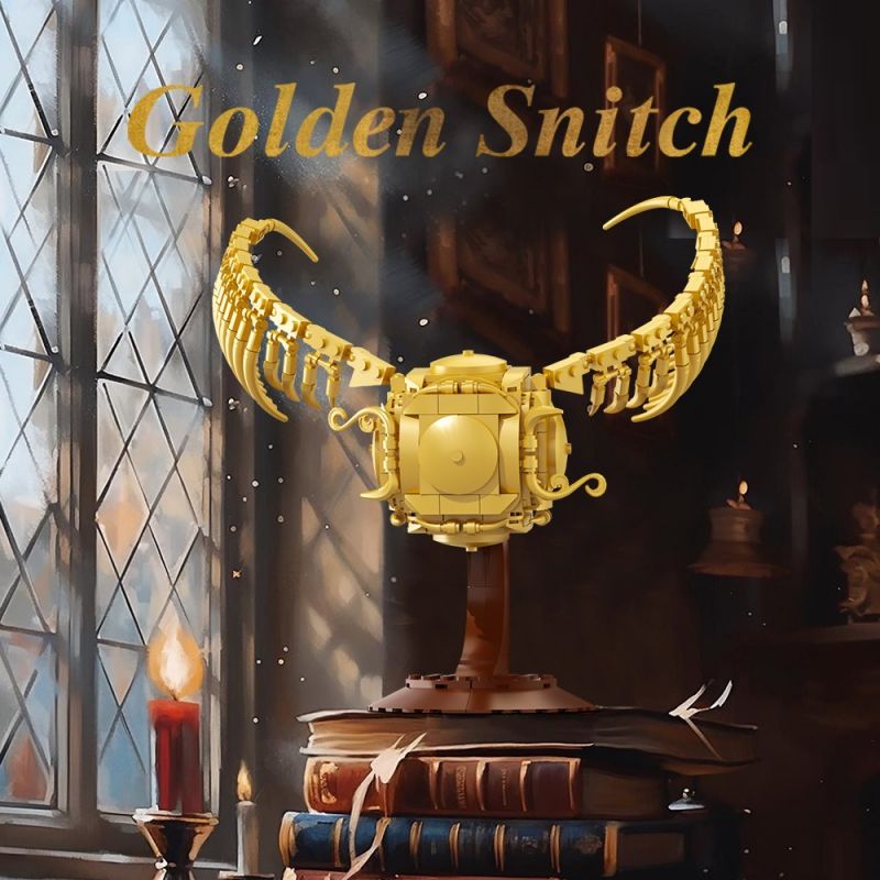 F-A0621 A0621 0621 FA0621 THIEF BAY VÀNG bộ đồ chơi xếp lắp ráp ghép mô hình Harry Potter GOLDEN SNITCH Chú Bé Phù Thủy