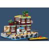 MouldKing 10143 Mould King 10143 KHÁCH SẠN VEN BIỂN bộ đồ chơi xếp lắp ráp ghép mô hình City SEASIDE RESTAURANT Thành Phố 989 khối