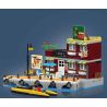 MouldKing 10143 Mould King 10143 KHÁCH SẠN VEN BIỂN bộ đồ chơi xếp lắp ráp ghép mô hình City SEASIDE RESTAURANT Thành Phố 989 khối