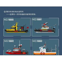 MouldKing 10143 Mould King 10143 KHÁCH SẠN VEN BIỂN bộ đồ chơi xếp lắp ráp ghép mô hình City SEASIDE RESTAURANT Thành Phố 989 khối