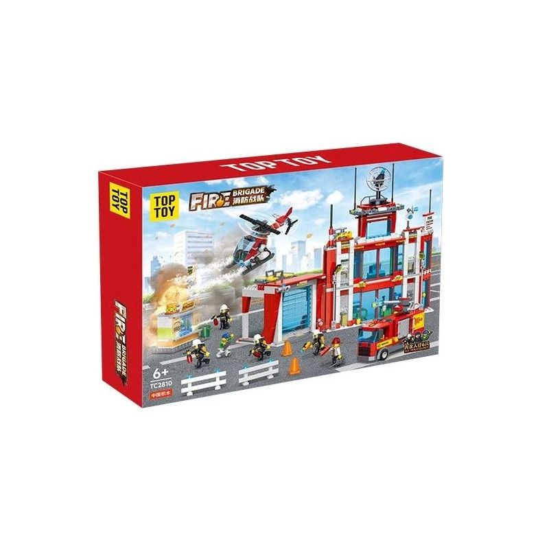 TOP TOY TC2810 Fire Brigade Xếp hình lắp ráp ghép mô hình Đội chữa cháy TOP TOY TC2810 Fire Brigade Xếp hình lắp ráp ghép mô hình Đội chữa cháy