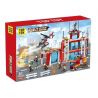 TOP TOY TC2810 2810 ĐỘI CHỮA CHÁY bộ đồ chơi xếp lắp ráp ghép mô hình City FIRE BRIGADE Thành Phố 1055 khối