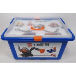 GOROCK 1102 1102-2 MÁY MÓC XÂY DỰNG bộ đồ chơi xếp lắp ráp ghép mô hình Duplo Khối Lớn 110 khối