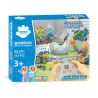 GOROCK 2303 LẬP TRÌNH ĐẦU TIÊN bộ đồ chơi xếp lắp ráp ghép mô hình Duplo Khối Lớn 133 khối