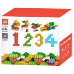 GOROCK 1067 CÁC HẠT CƠ BẢN bộ đồ chơi xếp lắp ráp ghép mô hình Duplo Khối Lớn 142 khối
