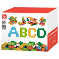 GOROCK 1068 CÁC HẠT CƠ BẢN bộ đồ chơi xếp lắp ráp ghép mô hình Duplo Khối Lớn 272 khối