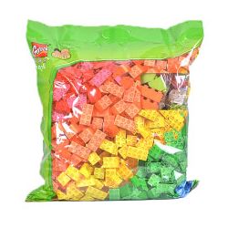 GOROCK 1015 TÚI HẠT CƠ BẢN bộ đồ chơi xếp lắp ráp ghép mô hình Duplo Khối Lớn 198 khối