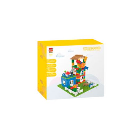 GOROCK 1060 TRANG TRẠI CỐI XAY GIÓ bộ đồ chơi xếp lắp ráp ghép mô hình Duplo Khối Lớn 149 khối