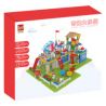 GOROCK 1062 THIÊN ĐƯỜNG BA TRONG MỘT bộ đồ chơi xếp lắp ráp ghép mô hình Duplo Khối Lớn 535 khối