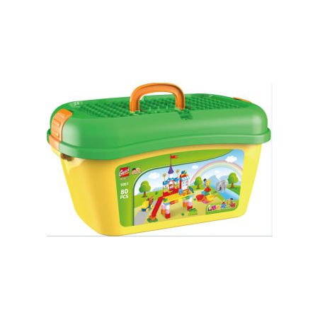GOROCK 1052 1051 THUNG LŨNG HẠNH PHÚC MỘNG MƠ bộ đồ chơi xếp lắp ráp ghép mô hình Duplo Khối Lớn 80 khối