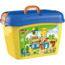 GOROCK 1054 1053 THUNG LŨNG HẠNH PHÚC MỘNG MƠ bộ đồ chơi xếp lắp ráp ghép mô hình Duplo Khối Lớn 150 khối