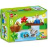 GOROCK 1002 VƯỜN THÚ VUI VẺ bộ đồ chơi xếp lắp ráp ghép mô hình Duplo Khối Lớn 13 khối
