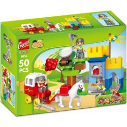 GOROCK 1016 ANH HÙNG THỜI CHIẾN QUỐC bộ đồ chơi xếp lắp ráp ghép mô hình Duplo Khối Lớn 50 khối