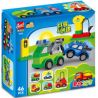 GOROCK 1035 THÀNH PHỐ BẬN RỘN bộ đồ chơi xếp lắp ráp ghép mô hình Duplo Khối Lớn 46 khối