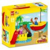 GOROCK 1017 KHO BÁU bộ đồ chơi xếp lắp ráp ghép mô hình Duplo Khối Lớn 29 khối