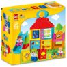 GOROCK 1024 NGÔI NHÀ HẠNH PHÚC bộ đồ chơi xếp lắp ráp ghép mô hình Duplo Khối Lớn 25 khối