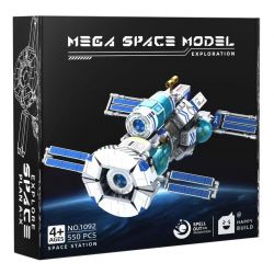 MENTOJOY 1092 KẾ HOẠCH KHÔNG GIAN TRẠM VŨ TRỤ KHẢI HUYỀN bộ đồ chơi xếp lắp ráp ghép mô hình 550 khối