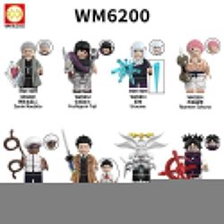 WM 6200 2851 2852 2853 2854 2855 2856 2857 2858 THẦN CHÚ TRỞ LẠI ĐỂ CHIẾN ĐẤU VỚI MỌI NGƯỜI 8 MÔ HÌNH bộ đồ chơi xếp lắp ráp ghép mô hình Movie & Game Phim Và Trò Chơi