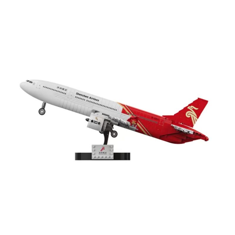 SHENZHEN AIRLINES ZH001 MẪU MÁY BAY CỦA HÃNG HÀNG KHÔNG THÂM QUYẾN THÀNH PHỐ A330-300 bộ đồ chơi xếp lắp ráp ghép mô hình City