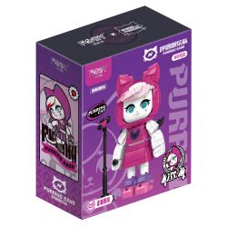 FUNIFY W8100 8100 BAN NHẠC HULULU CÔ M bộ đồ chơi xếp lắp ráp ghép mô hình Movie & Game PURRING CAT Phim Và Trò Chơi