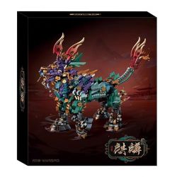 KOZOSHA P2108 2108 XU HƯỚNG THẦN THOẠI QUỐC GIA QUÁI THÚ TỐT LÀNH QILIN bộ đồ chơi xếp lắp ráp ghép mô hình KIRIN 1616 khối