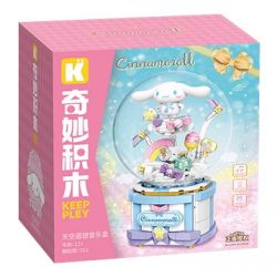 KEEPPLEY K20837 20837 GIA ĐÌNH SANRIO HỘP NHẠC SKY REVERIE bộ đồ chơi xếp lắp ráp ghép mô hình Movie & Game CINNAMOIOLL Phim Và Trò Chơi 321 khối