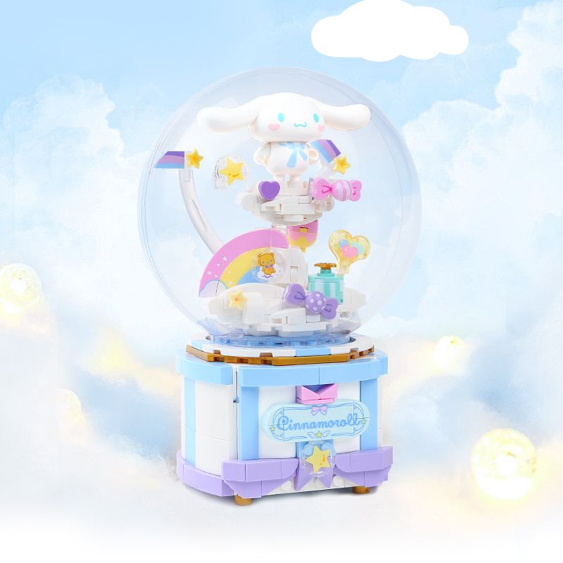 KEEPPLEY K20837 20837 GIA ĐÌNH SANRIO HỘP NHẠC SKY REVERIE bộ đồ chơi xếp lắp ráp ghép mô hình Movie & Game CINNAMOIOLL Phim Và Trò Chơi 321 khối