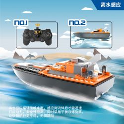 DIY V101 TÀU CỨU HỘ ĐIỀU KHIỂN TỪ XA SIHEYI bộ đồ chơi xếp lắp ráp ghép mô hình 145 khối