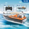 DIY V101 TÀU CỨU HỘ ĐIỀU KHIỂN TỪ XA SIHEYI bộ đồ chơi xếp lắp ráp ghép mô hình 145 khối