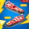 DIY V102 THUYỀN ĐIỀU KHIỂN TỪ XA CỦA ĐỘI CỨU HỘ THÀNH PHỐ HAI TRONG bộ đồ chơi xếp lắp ráp ghép mô hình 170 khối