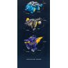KEEPPLEY 82007 ĐỘI ĐIỆN SIÊU SUPER TEAM bộ đồ chơi xếp lắp ráp ghép mô hình 209 khối